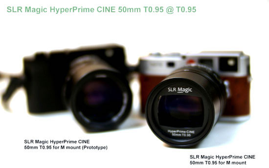 ȦӰͷ SLR Magic HyperPrime CINE 50mm T0.95