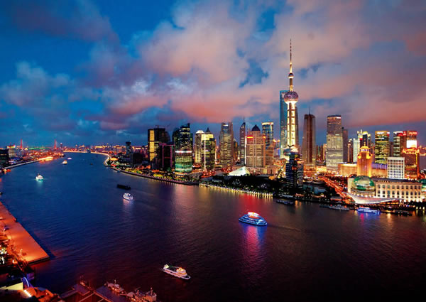 上海湾 纸醉金迷瞰浦江－黄浦江沿岸城市风光摄影