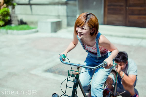 自行车女孩人像摄影外拍活动总结及经验技巧分享